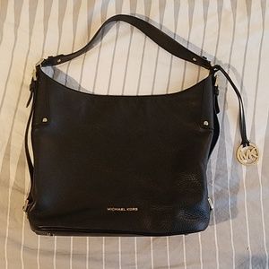 Black Leather Michael Kors Purse